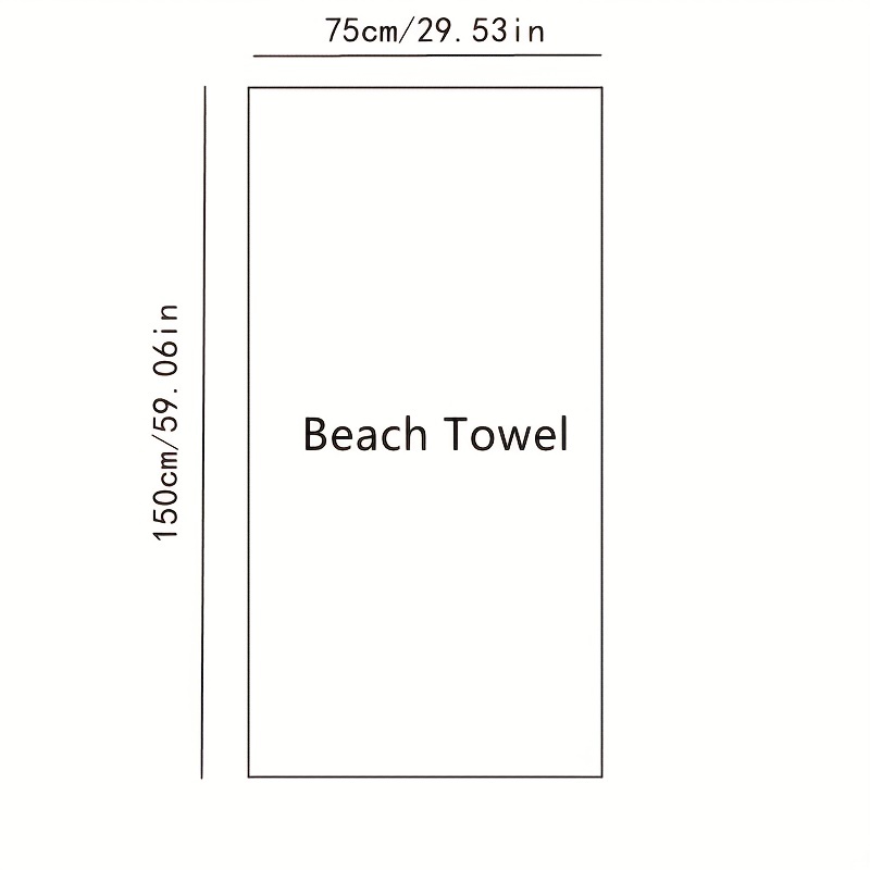 Island Gear White Tiger Beach Towel