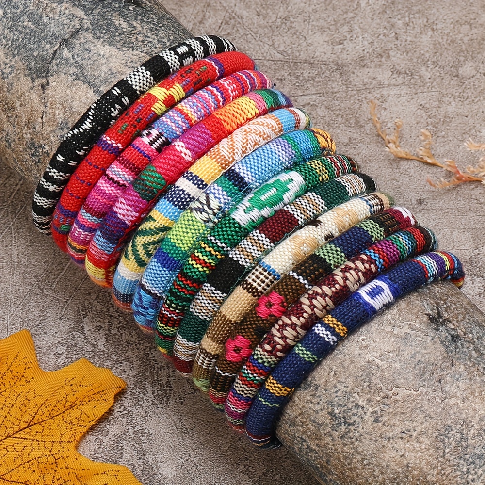 MOON GIRL 5 Pieces Multicolor Fashion Charms Bracelet Bohemian Cotton Rope  Chain Girls Cheap Bracelets for Women Drop Shipping