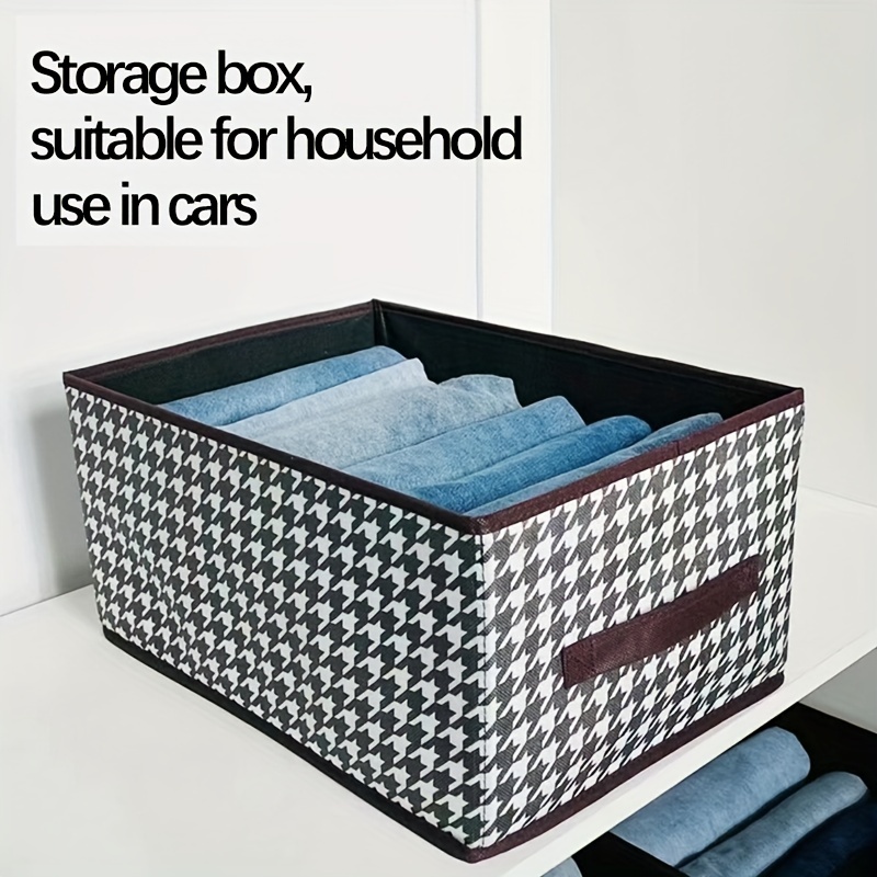 Car Trunk Organizer Storage Box Clothing Storage Box Can Be Folded Storage  Box Temu