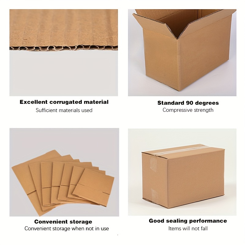 Cajas de Cartón Grandes  Embalaje Resistente y Espacioso