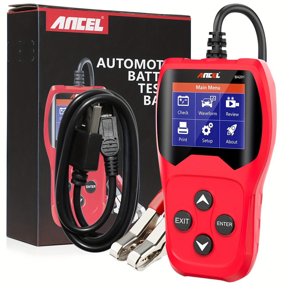 Ancel Ba201 Car Battery Tester Detector 12v 100 2000cca - Temu