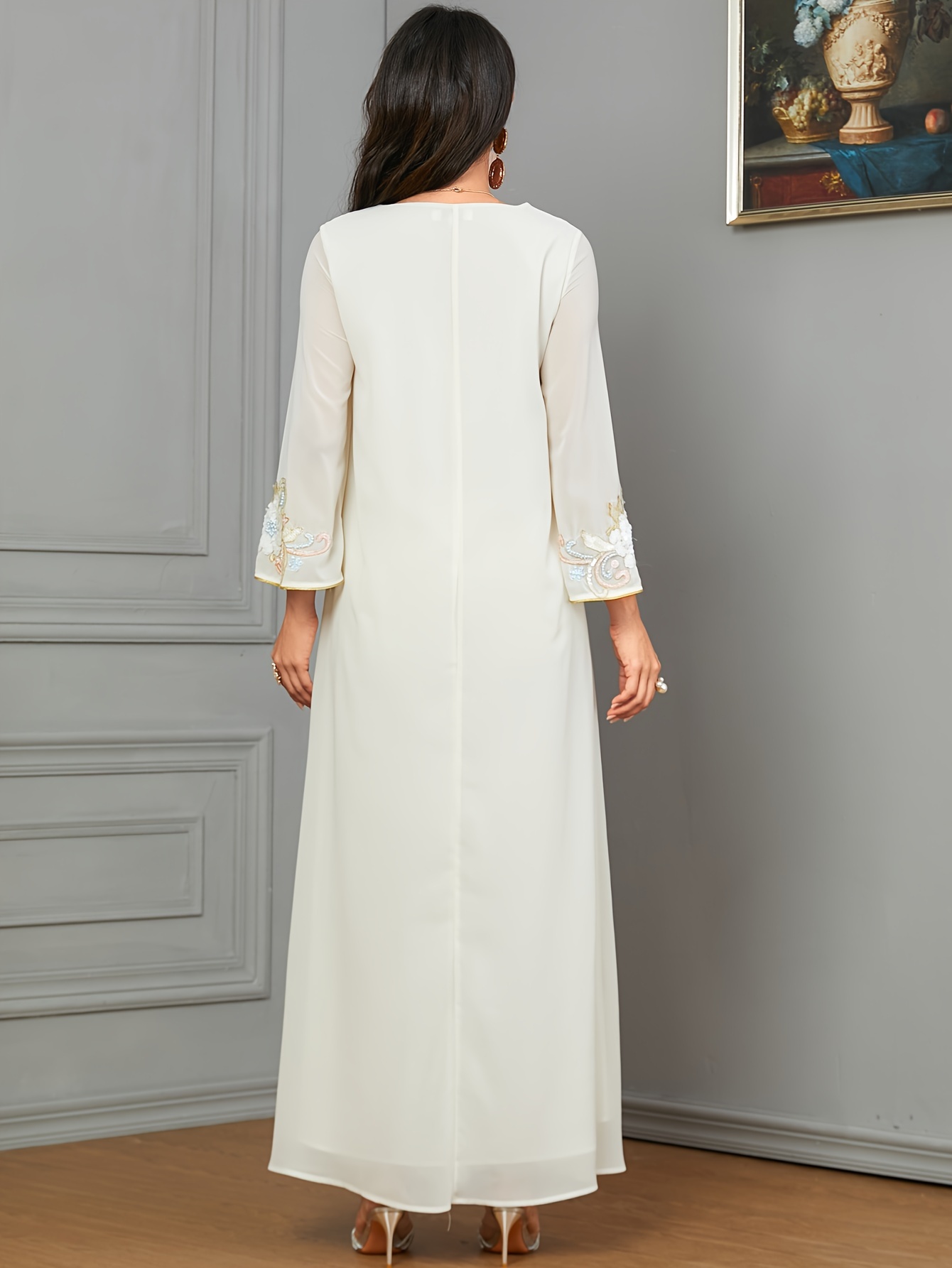 frame kaftan maxi dress BAIIA Female Mesh Cecile Kaftan Dress - Limoncello Adult | Swimsuit Cover Up