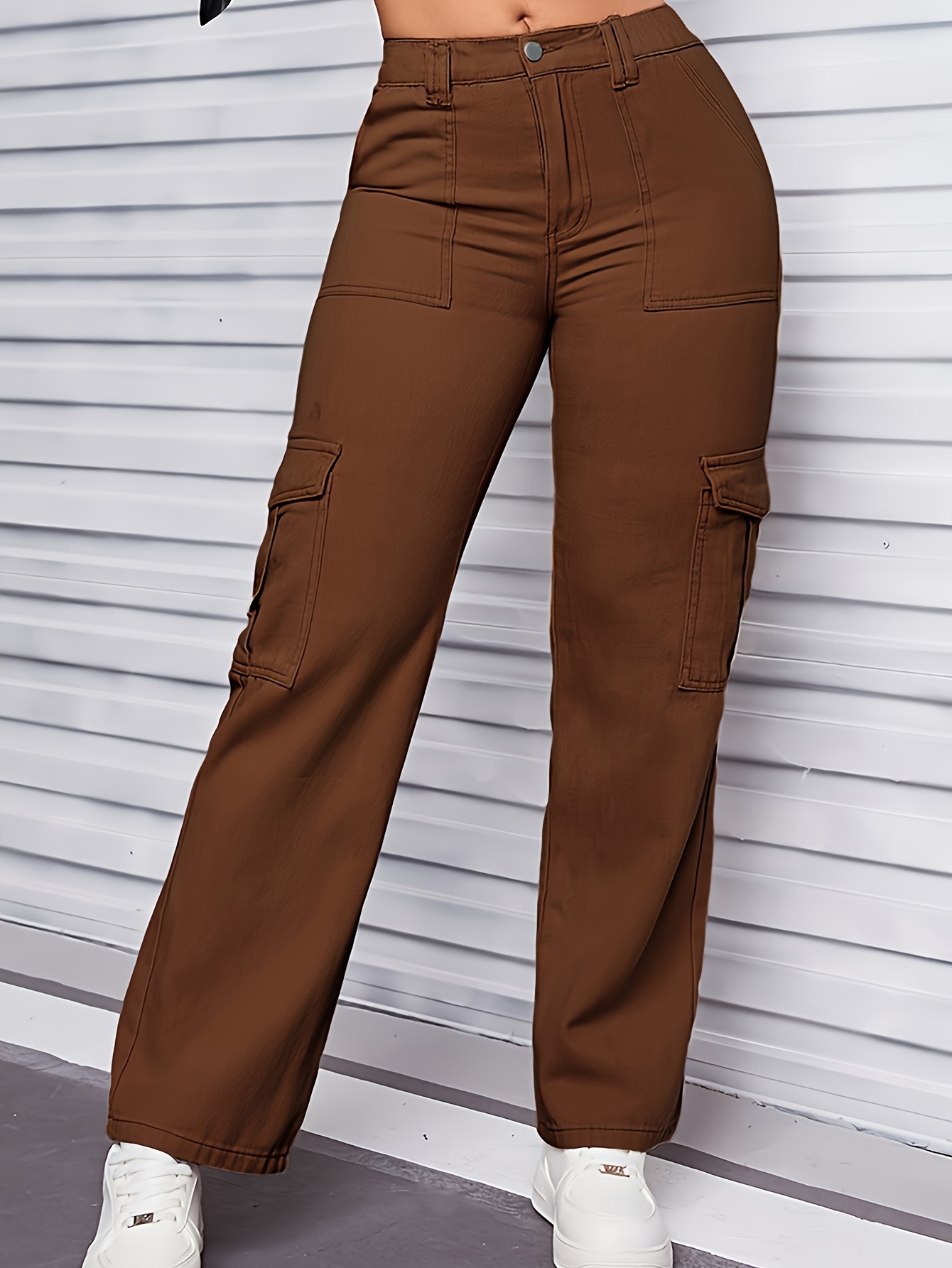 Brown Pants Women - Temu