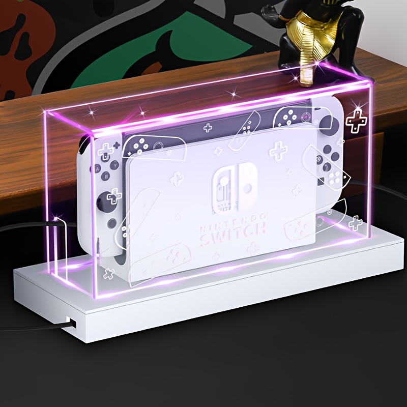 For Switch Acrylic Dust Cover Lighting Base For Switch /oled Temu