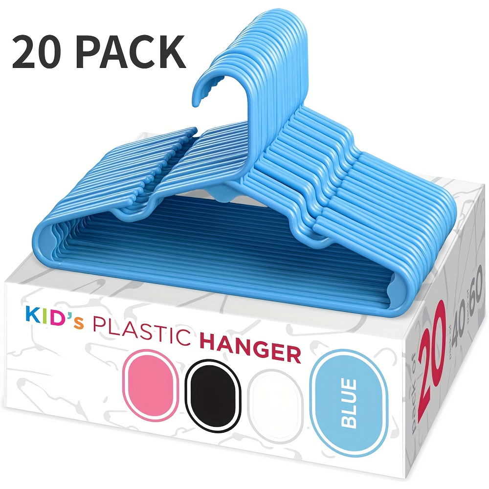 10/20pcs Baby Plastic Clothes Hanger Kids Drying Rack Non-slip Children  Storage