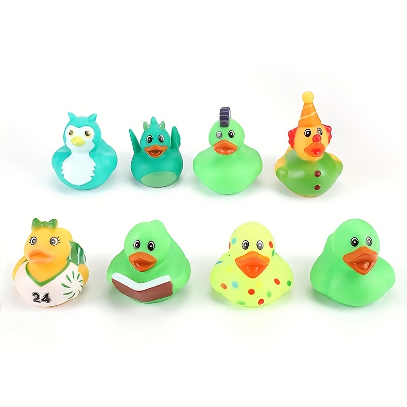 Assortment Rubber Duck Toy Duckies for Kids, Bath Birthday Gifts Baby  Showers Classroom Incentives, Summer Beach and Pool Activity, 2 (10-Pack)