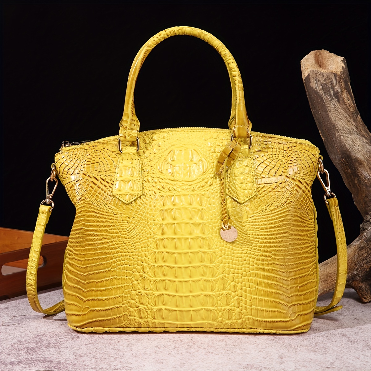 Yellow cheap brahmin purse