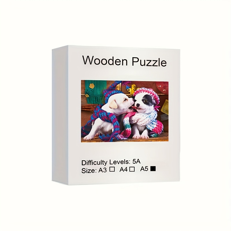 Wooden Dog Puzzle Special shaped Animal Jigsaw Puzzle Adult - Temu