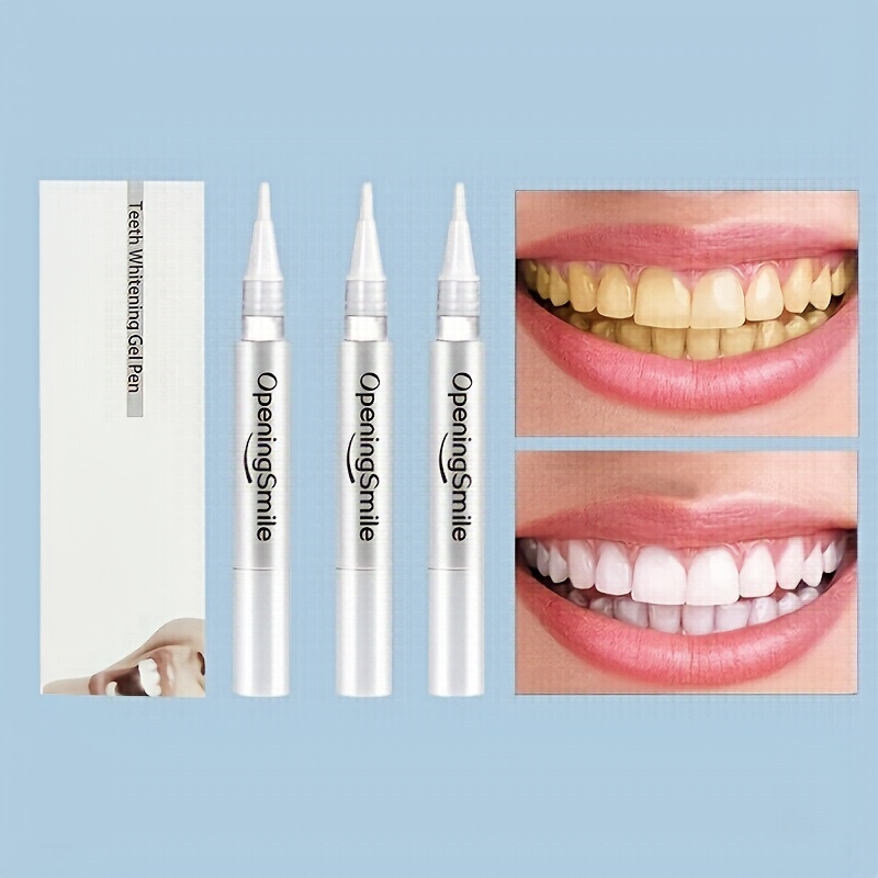 Teeth Whitening Pen, Effective, Painless, No Sensitivity, Travel-friendly, Easy To Use, For Beautiful White Smile, For Confident, For Gift - Temu