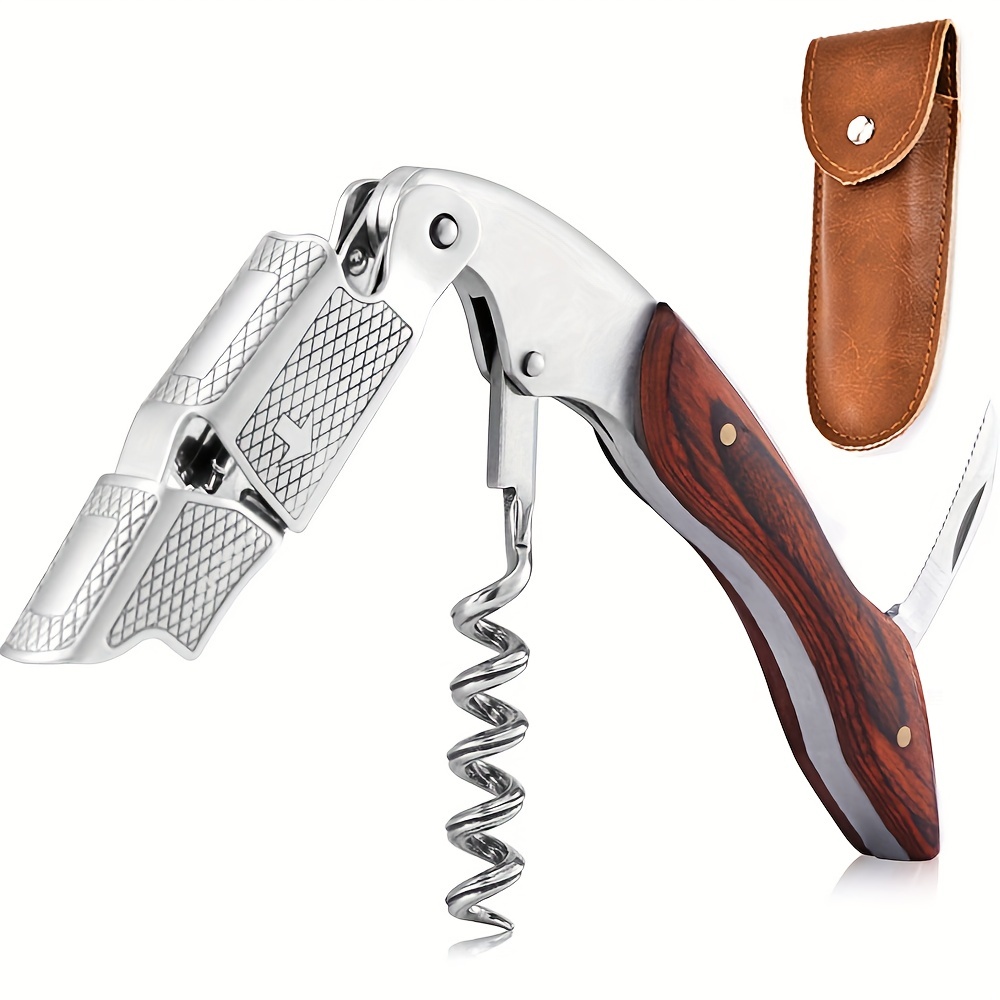 Stainless Steel Traditional Old Fashion Stab Can & Tin Opener and Corkscrew  US**