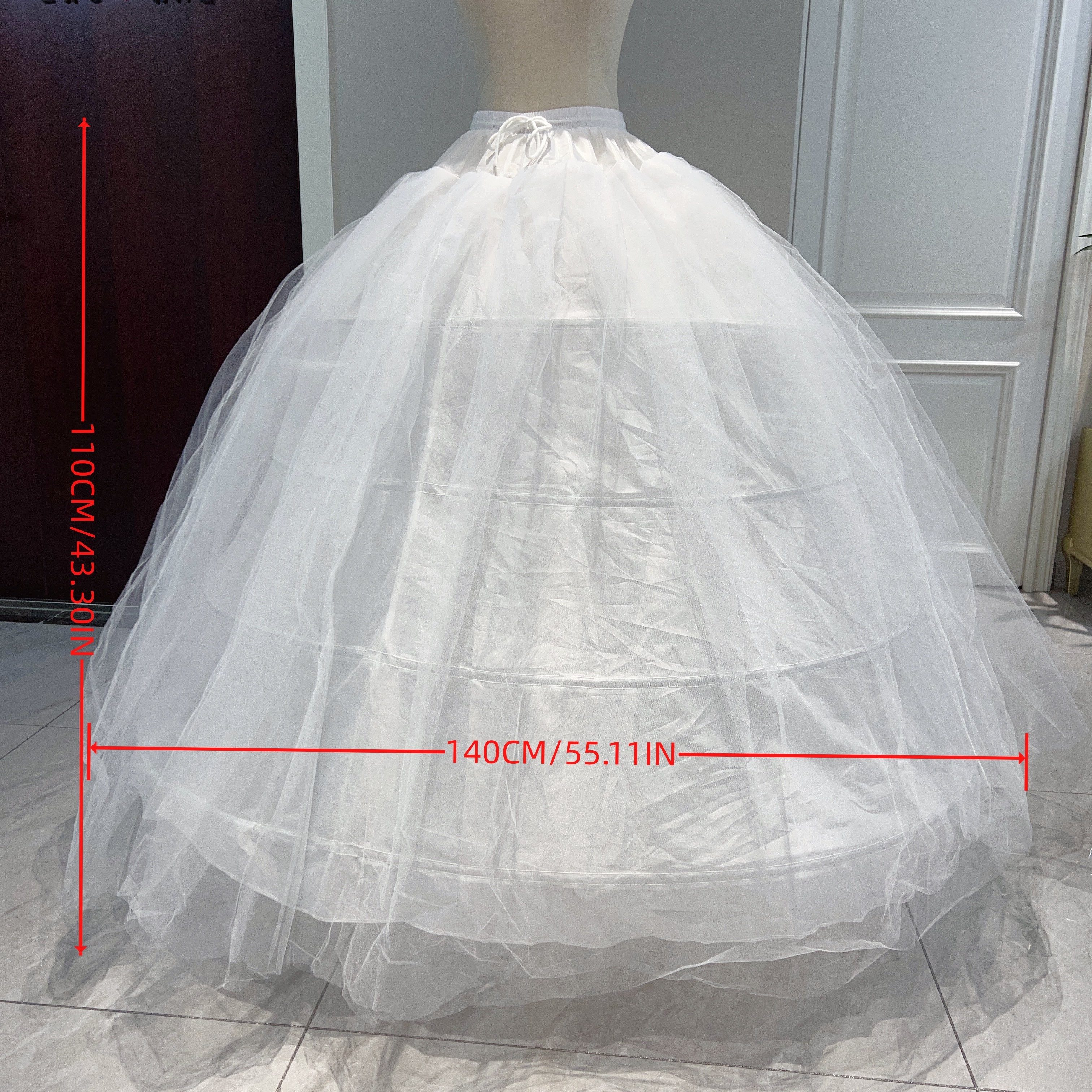 Colored Petticoats for Wedding Long Dresses