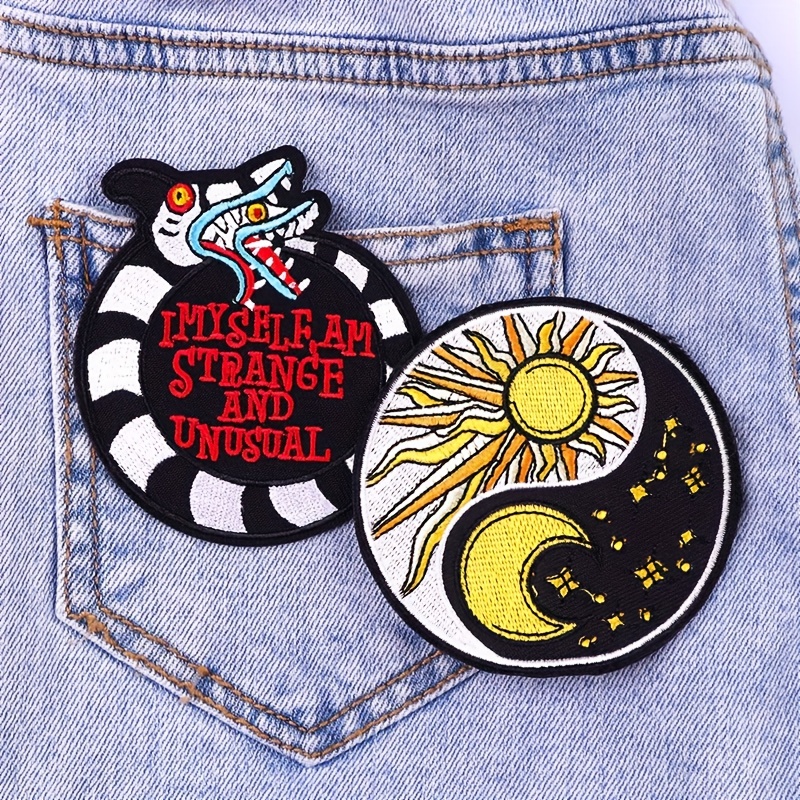 Embroidered Patches For Clothing Space Embroidered Patches - Temu