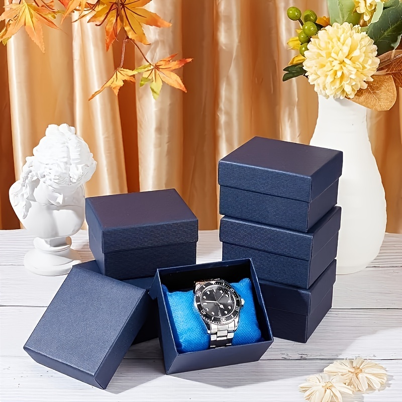 6pcs Cardboard Jewelry Boxes - Bulk Gift Box for Small Business