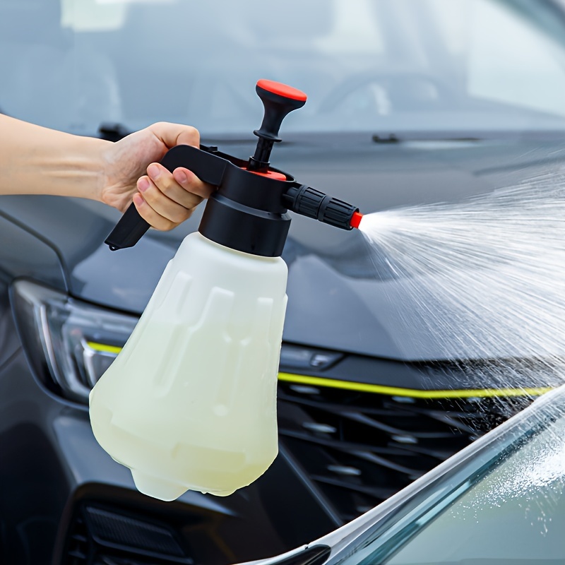 2L Car Wash Pump Manual Foaming Sprayer Pressure Car Window Cleaning Spray  Can