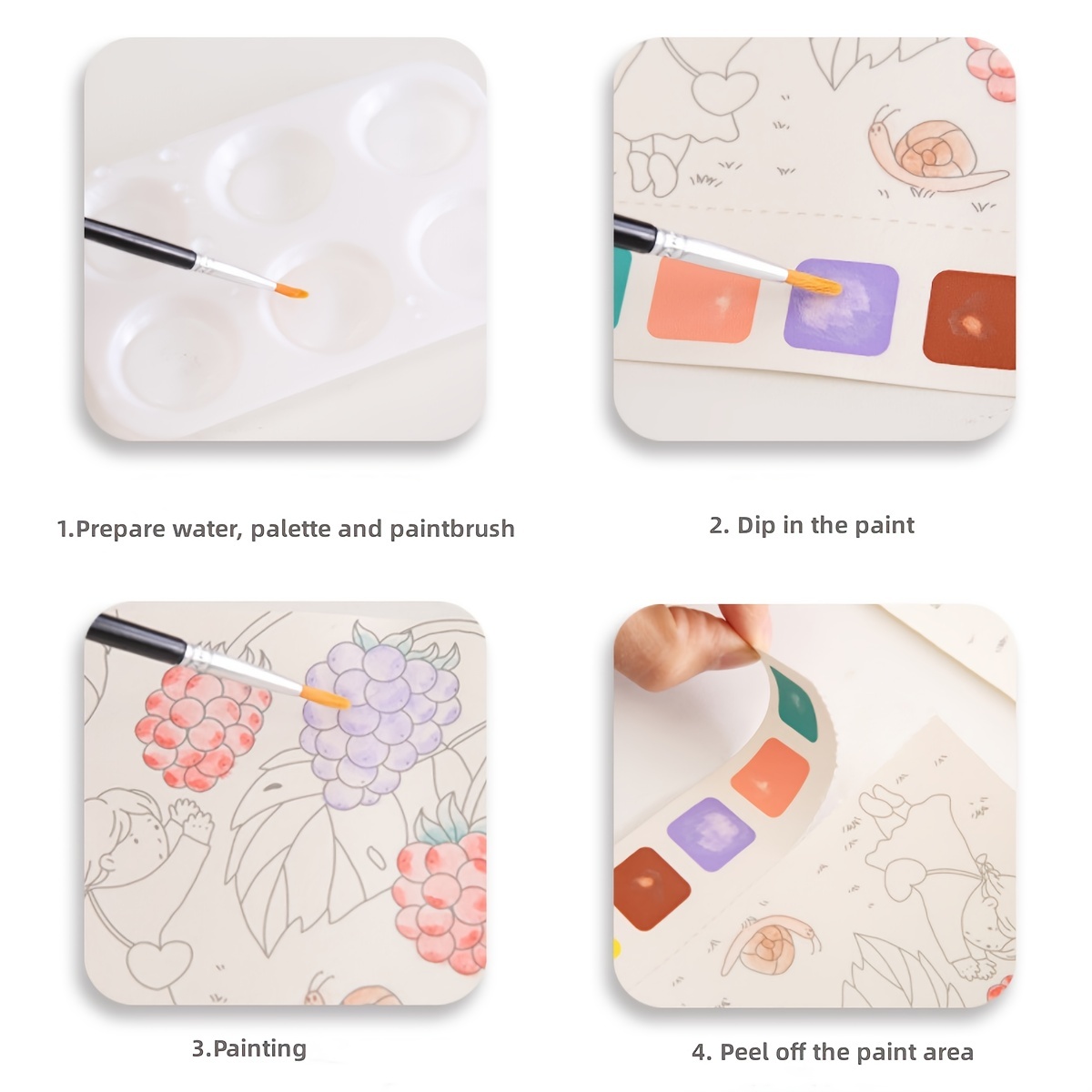 Make your own Paint with water pages