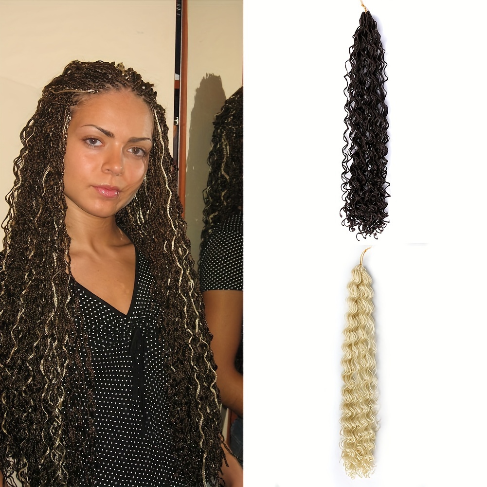 Braiding Hair Pre Stretched Afro Curly Braids Crochet Hair - Temu