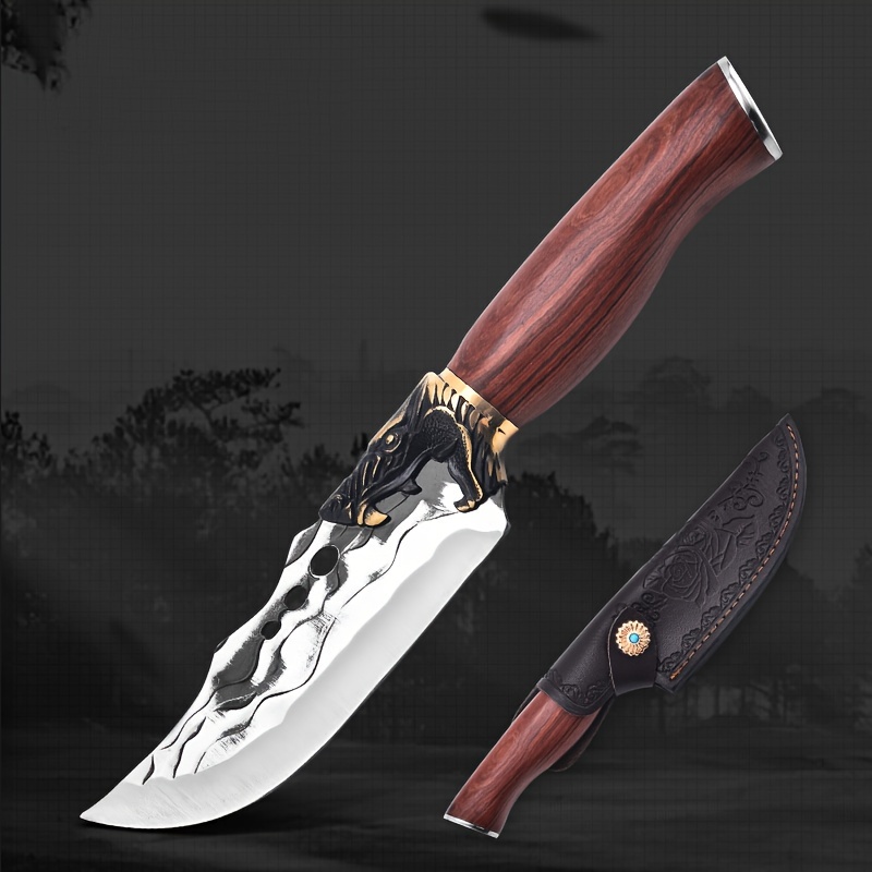 1pc Dragon Head Outdoor Pocket Knife Camping Knife Stainless - Temu