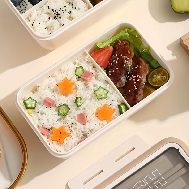 Leak-proof Bento Lunch Box With Salad Dressing Container And Reusable Spork  - Perfect For Teenagers And Workers At School And Canteen - Temu