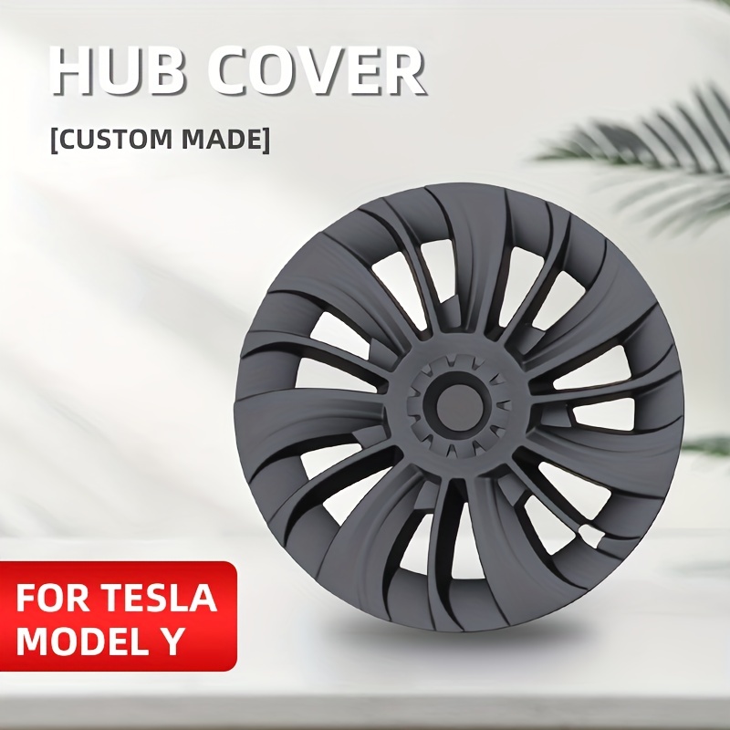 For Model Y Wheel Cover Hubcaps Hub Replacement Steering Wheel Rim  Protector Kit Exterior Accessories,matte Black Temu Canada