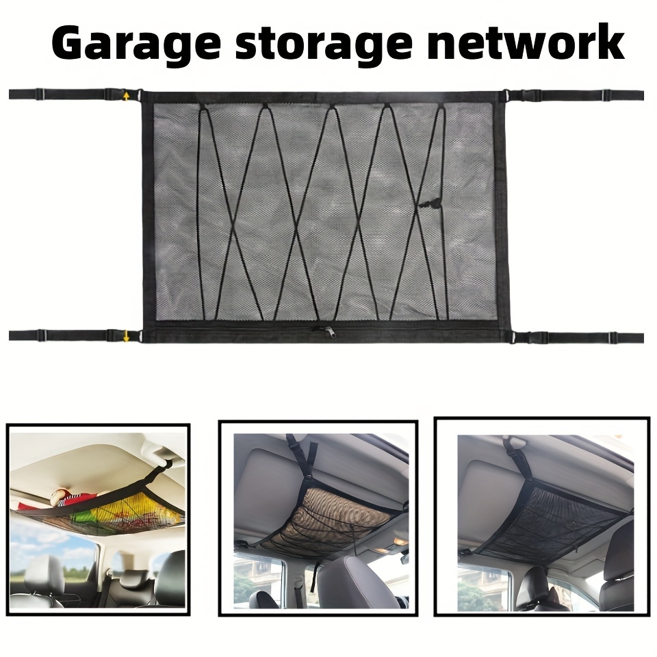 Universal Mesh Cargo Net Car Storage Net Wall Sticker - Temu United Kingdom
