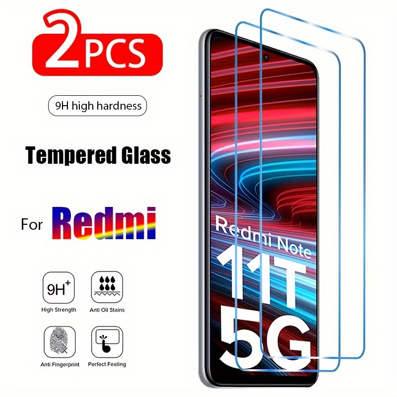2Pcs Tempered Glass For Xiaomi Redmi Note 9 8 7 Pro 10 5G 7 8 9A Screen  Protector For Xioami Mi 11 9 8 Lite 10T 9T Pro Glass