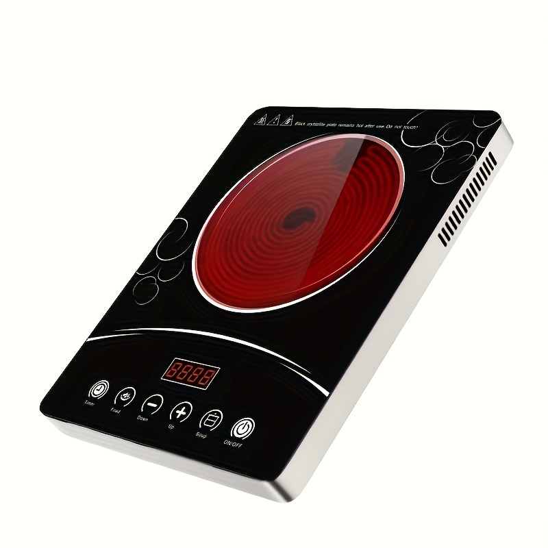 Electric Cooktop Single Burner,3500W 220V Electric Stove Top with Knob –  vacpi