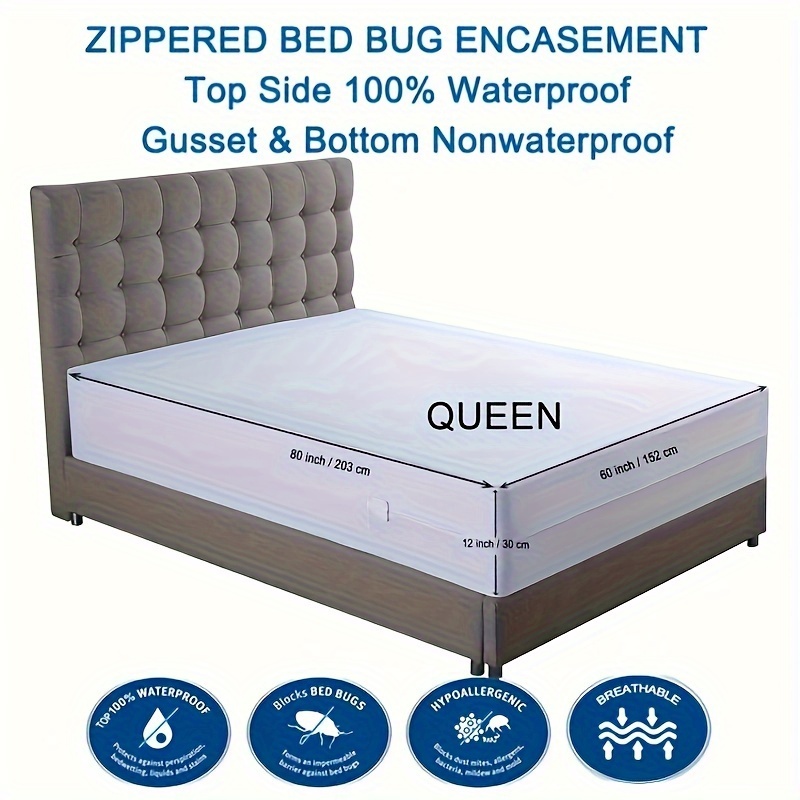 Utopia Bedding Zippered Mattress Encasement Twin - 100% Waterproof and