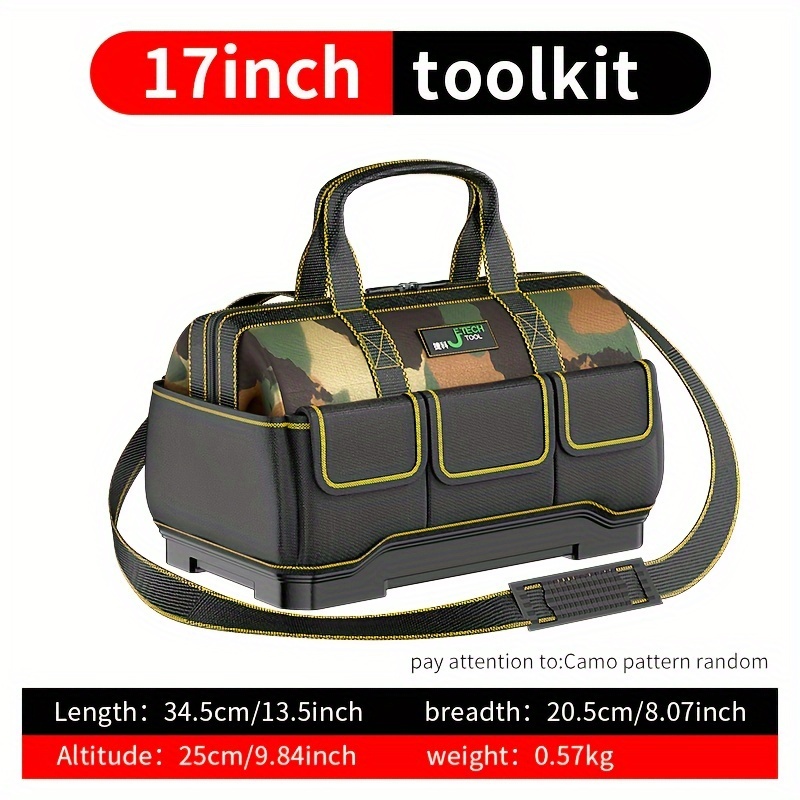 Reel Kit Electrician Tool Bag Canvas Oxford Cloth Kit Multi Functional  Thickening Tool Bag Roll BG -  New Zealand