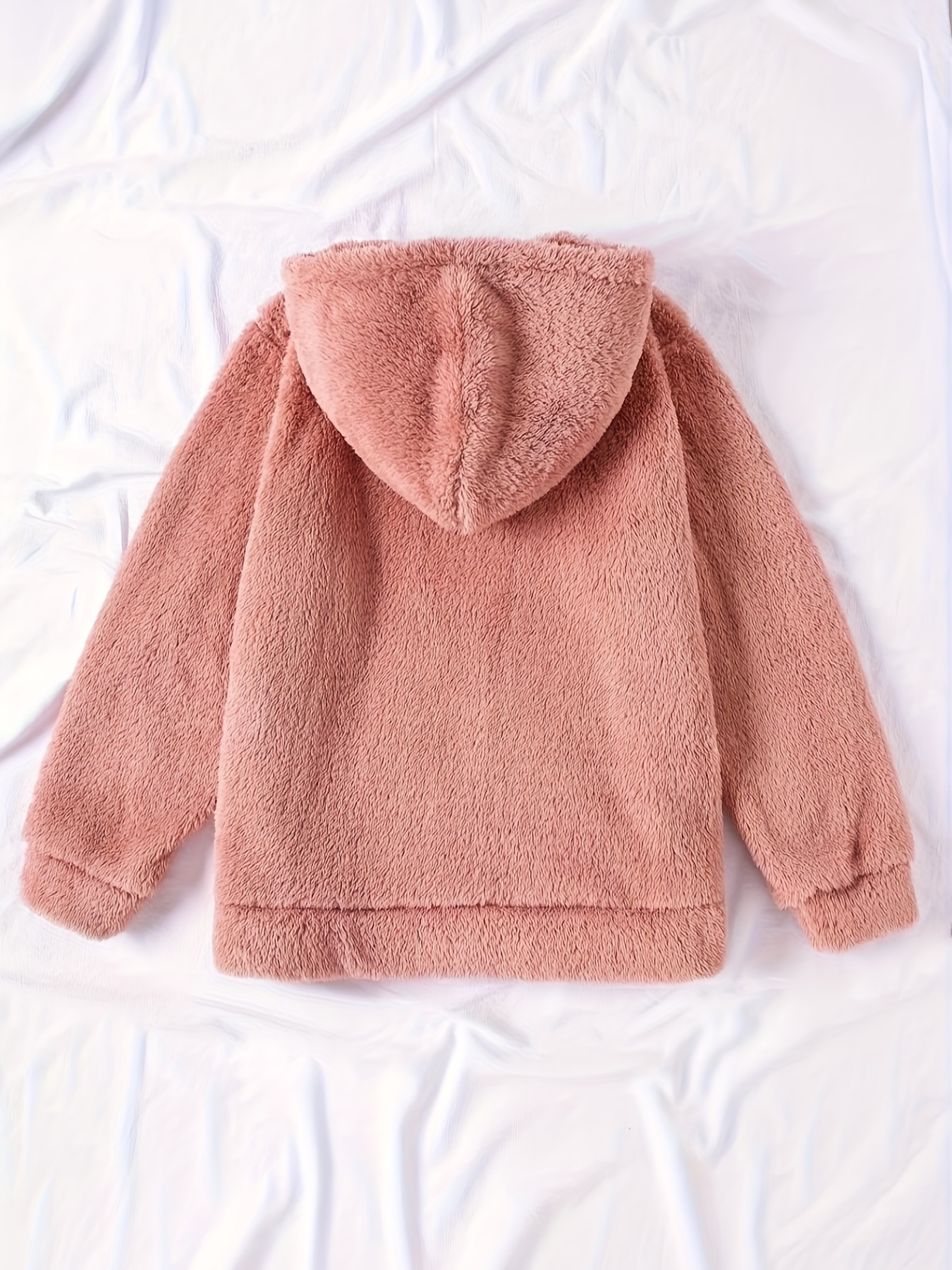 Fluffy hoodie 2025 plus size