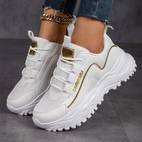 mesh chunky sneakers women s breathable low top running