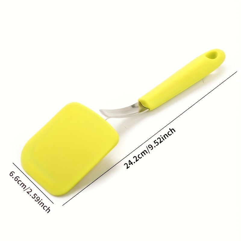 Non-stick Easy-to-clean Silicone Spatula, Flipper, Heat-resistant, Ideal  For Flipping Eggs, Burgers, Crepes And More, Kitchen Accessories - Temu