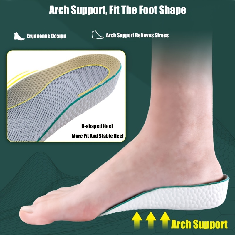 Height enhancing Insoles Height enhancing Adjustable Cutting - Temu Canada