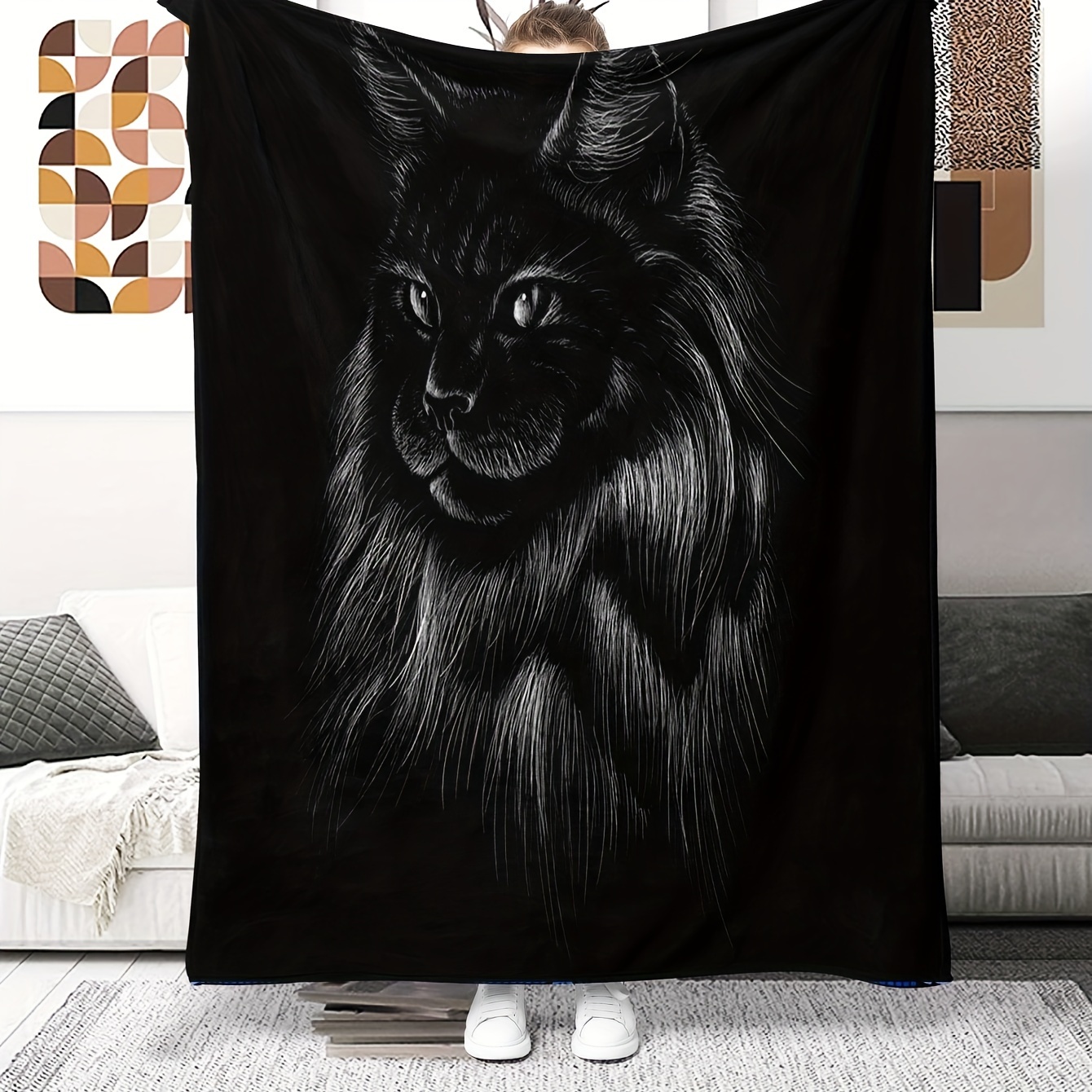 Printed Throw Blanket, Soft Blanket For Sofa Couch Office Bed Camping  Travelling, Multi-purpose Gift Blanket For All Season - Temu United Arab  Emirates