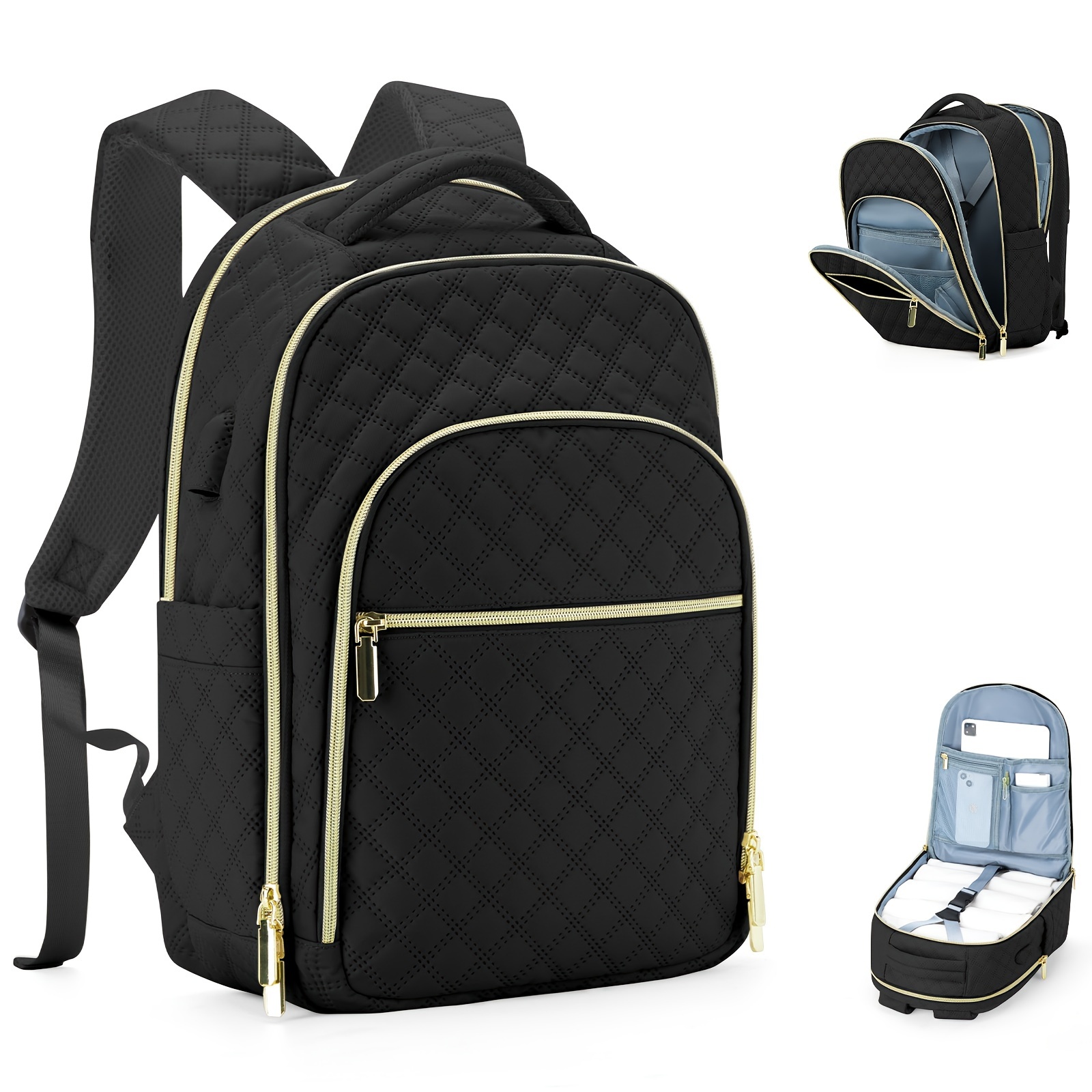 Mochila de mujer para computadora portátil, bolso para laptop de trabajo,  mochila elegante para docente, bolso para computadora de negocios, mochila