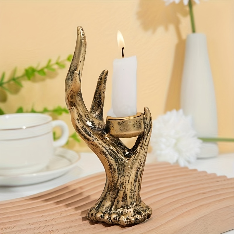 1pc Middle Finger Candle Stand Candlestick Holder Unique Stand 