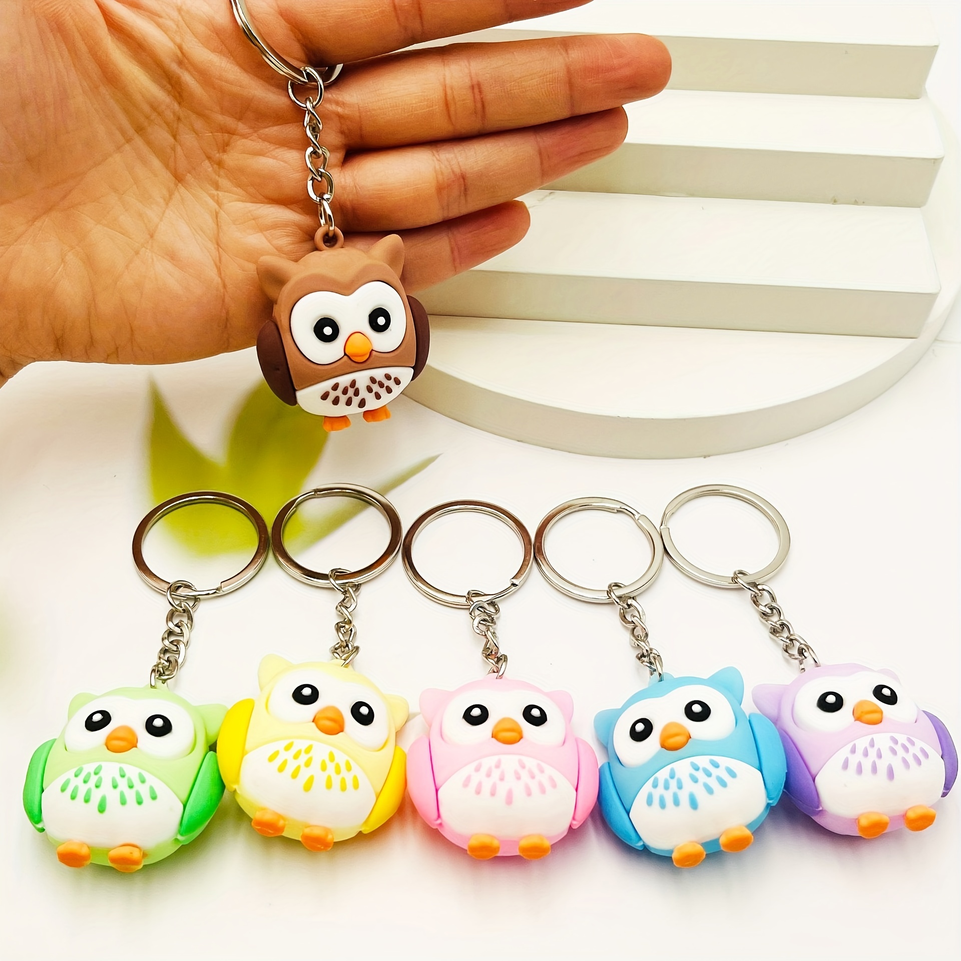 1pc Girls Key Chain Creative Owl Cute Animal Key Pendant - Kid's Fashion -  Temu Australia