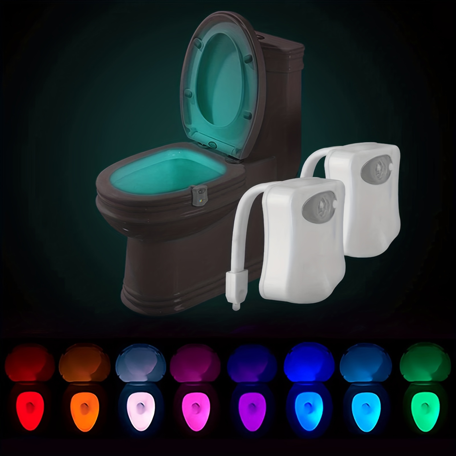 Smart Bathroom Toilet Led Nightlight Pir Body Motion Sensor Seat