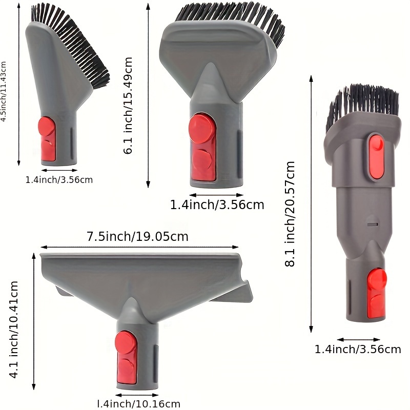 Combination Dusting Brush & Crevice Tool for Select Vacuums