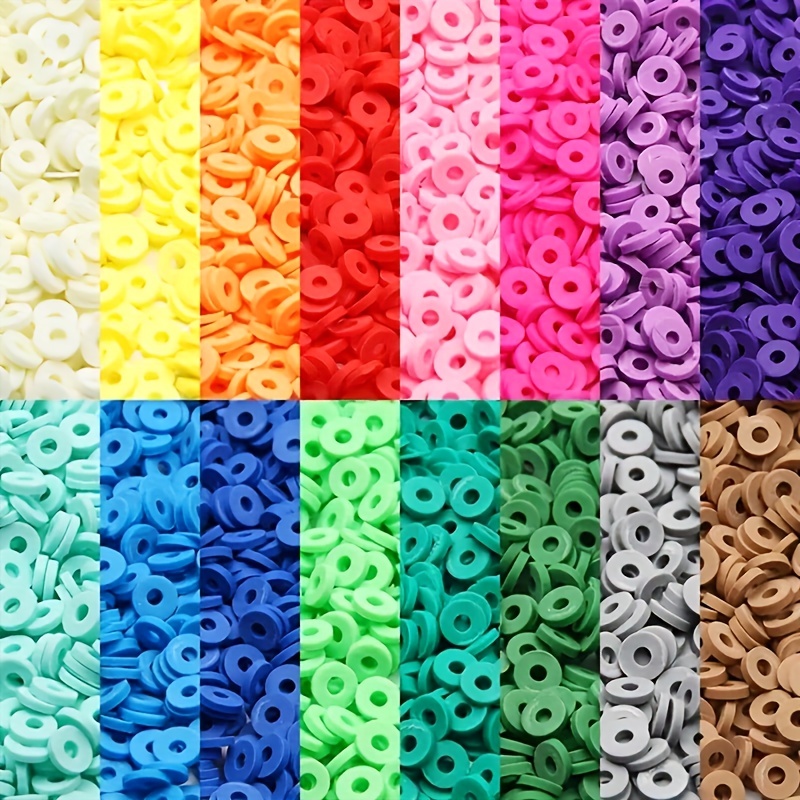 

5000pcs 6mm Boho Polymer Clay Chip Beads For Handmade Diy Earrings Necklace Bracelet Crafts Small Business Jewelry Making Supplies