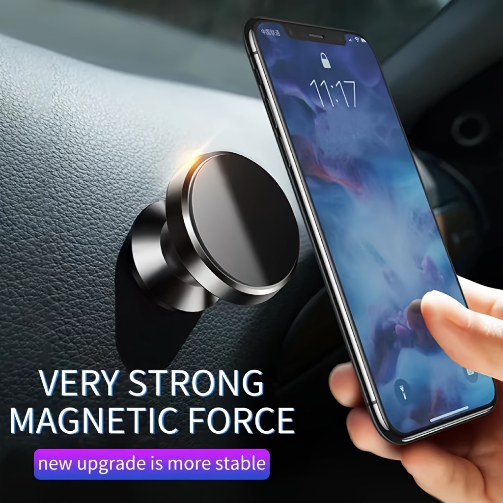 

Car Phone Holder 360 Degree Magnetic Phone Car Console Holder Universal Magnet Mobile Phone Mount Car Mobile Holder