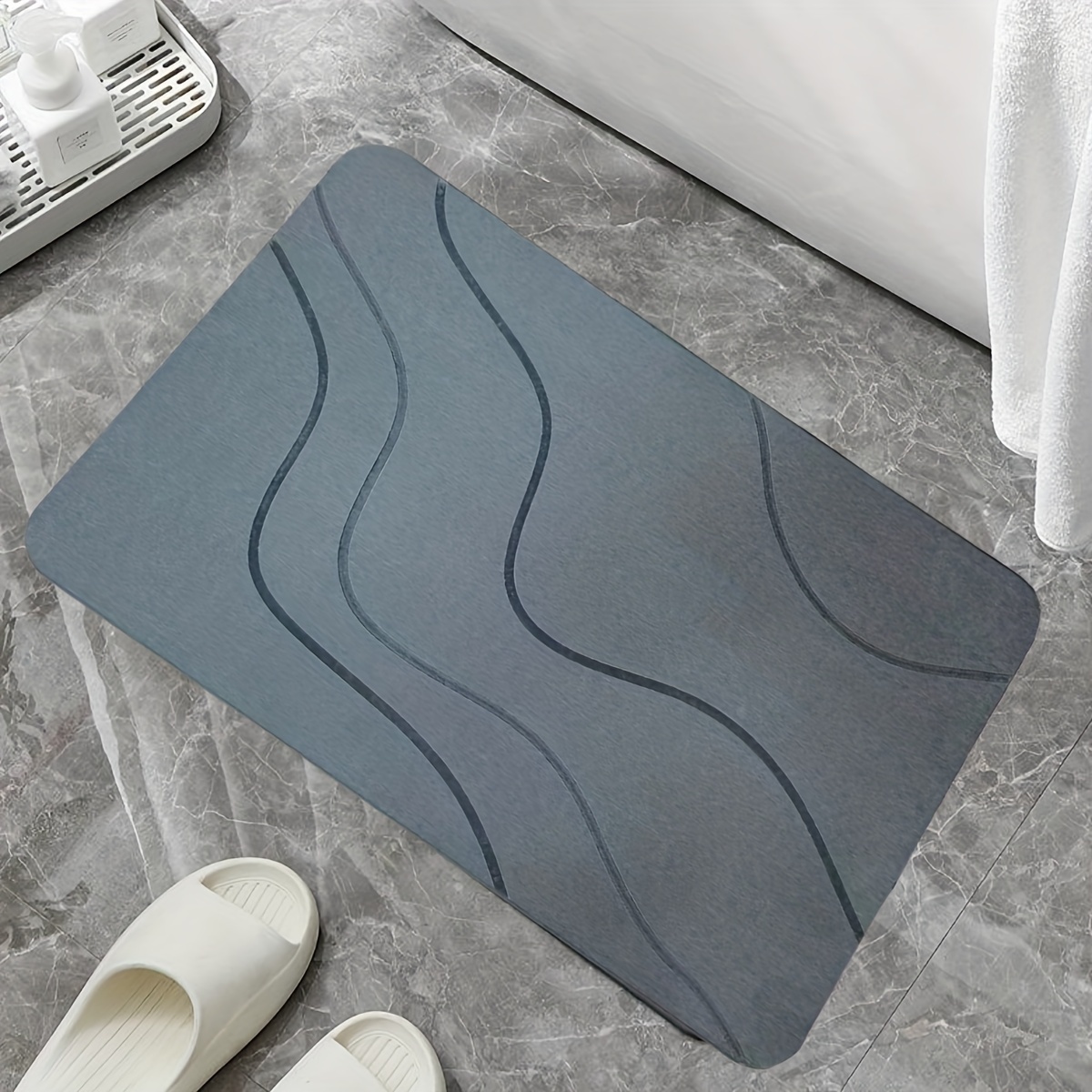Natural Diatomaceous Earth Bath Stone Mat Non slip Floor - Temu