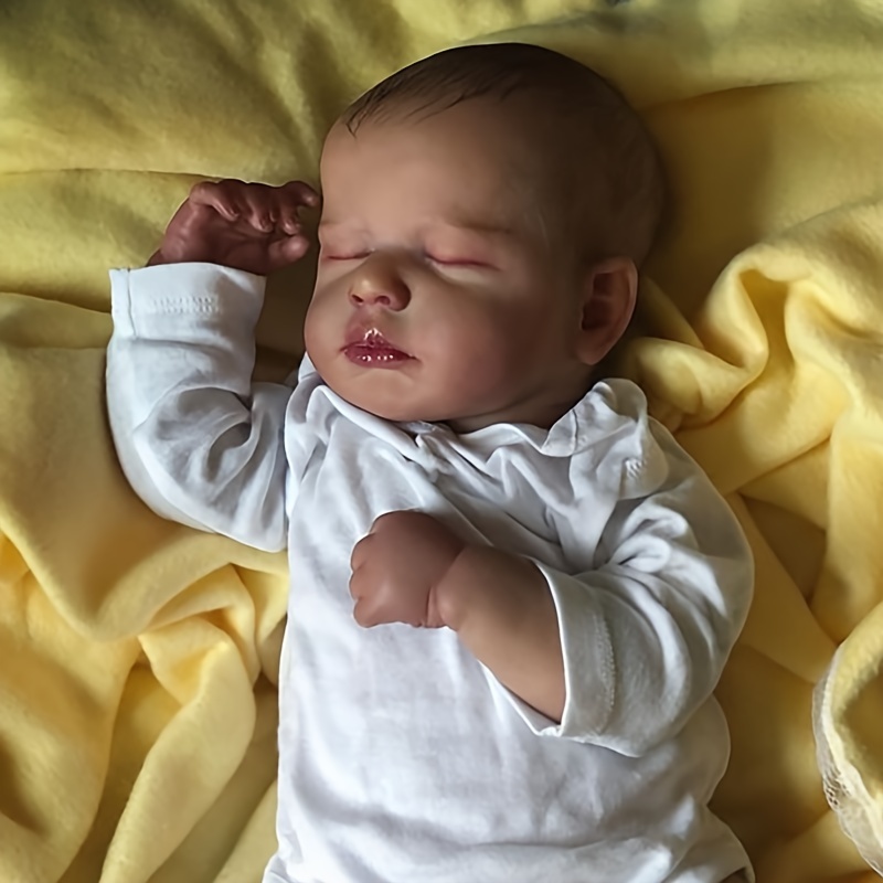 Muñeco Bebé Recién Nacido Muñeco Bebé Recién Nacido Anatómicamente Correcto  Muñecas Bebé De Silicona Realistas Lavables Alta Simulación Amplia