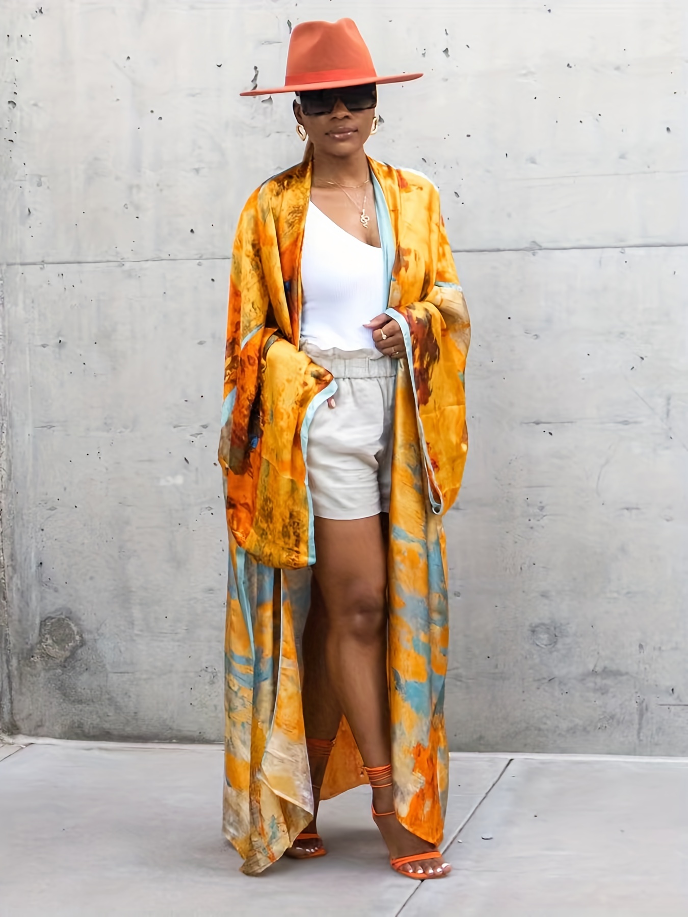 Yellow on sale kimono outfit