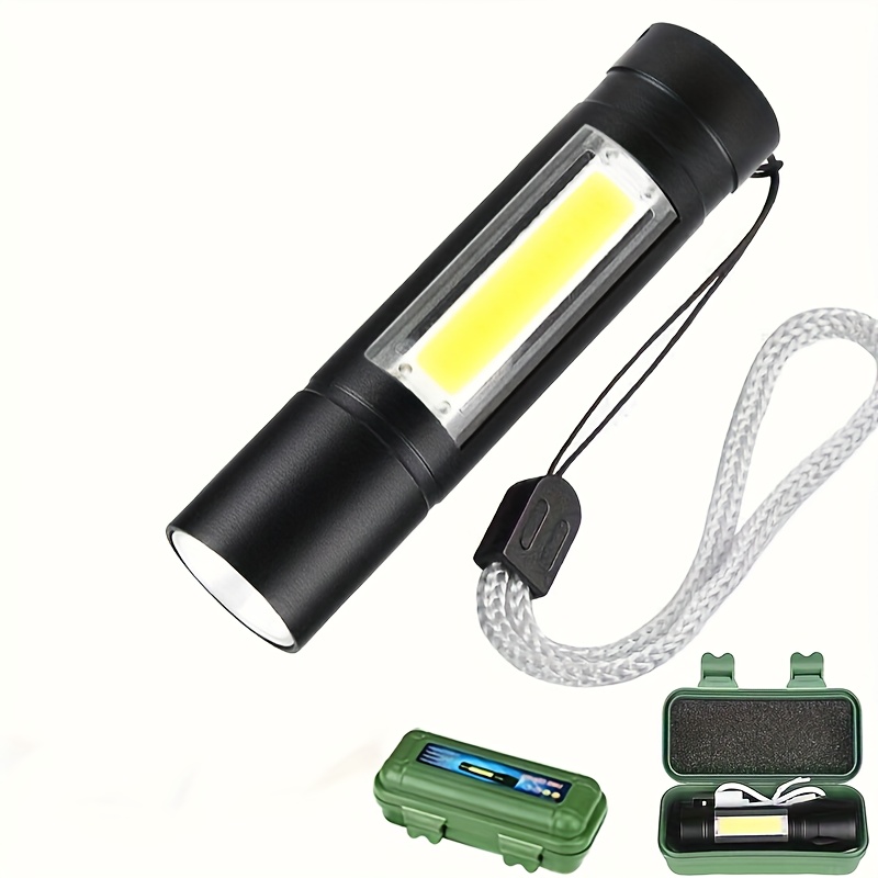 1pc Mini Linterna Recargable Linterna LED De Alta - Temu Chile