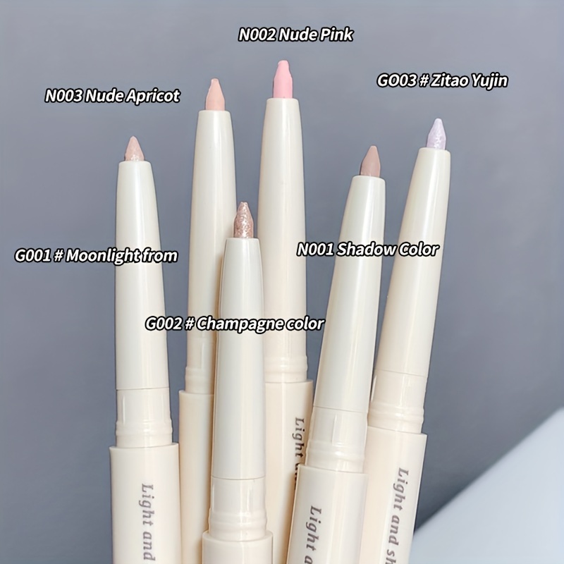 White Highlighter, Matte / Pearlescent Illuminating Eyeliner Pen, Natural  Look Eyeshadow And Lid Highlighter, One-Step Eye Makeup