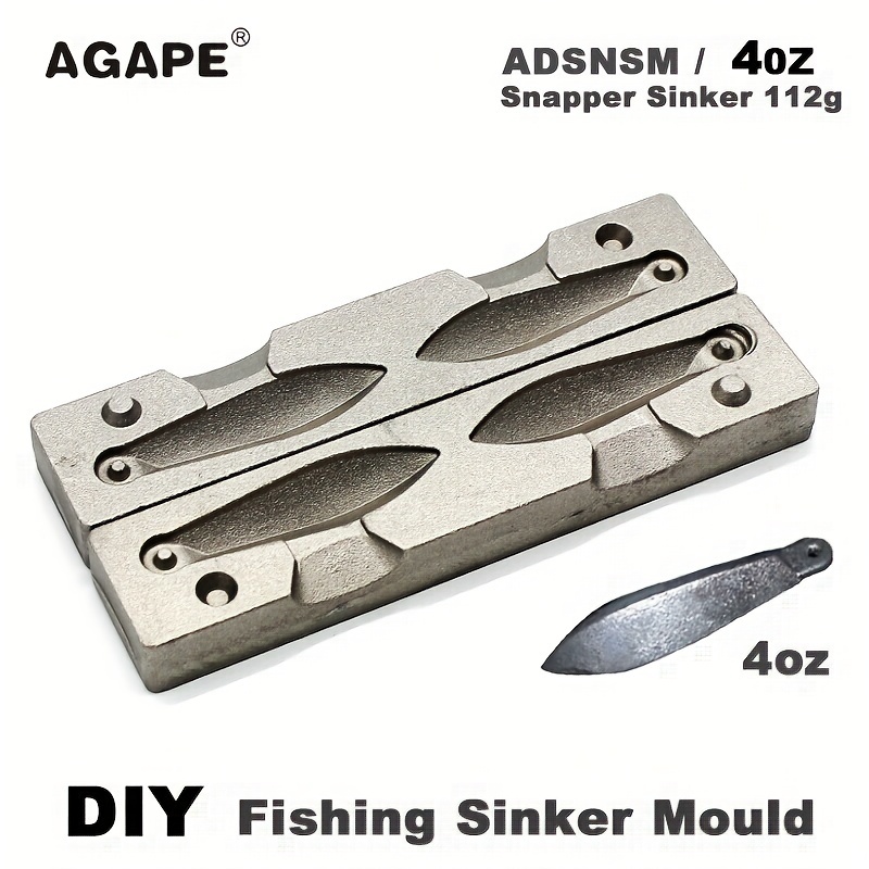 Diy Carp Fishing Snapper Sinker Mould Adsns Snapper Sinker 2