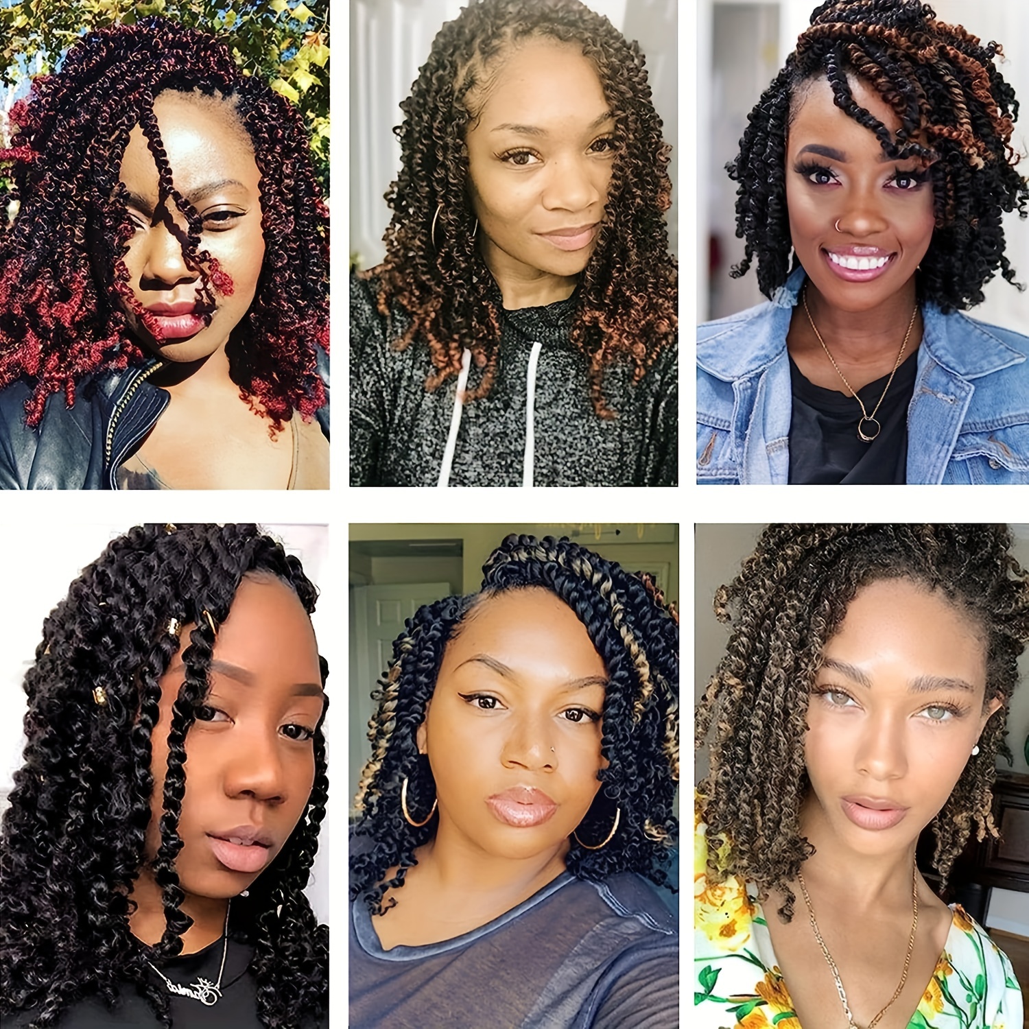 8 packs passion twist hair extensions 8 18 inch pre twisted passion twist crochet hair pre looped crochet braids hair for women passion twists braiding hair synthetic hair extensions
