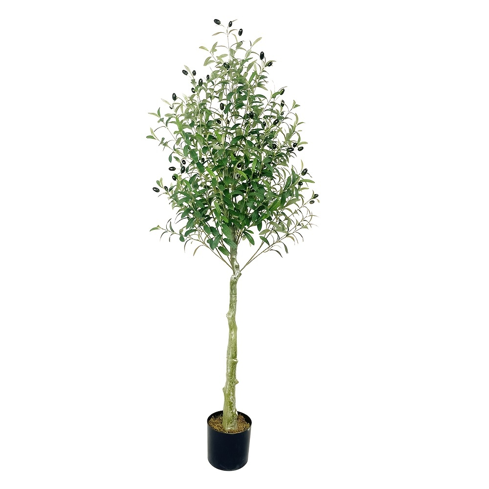 Árbol de olivo artificial de 6 pies para decoración del hogar en  interiores, Caja dañada, 11, 99999900230602