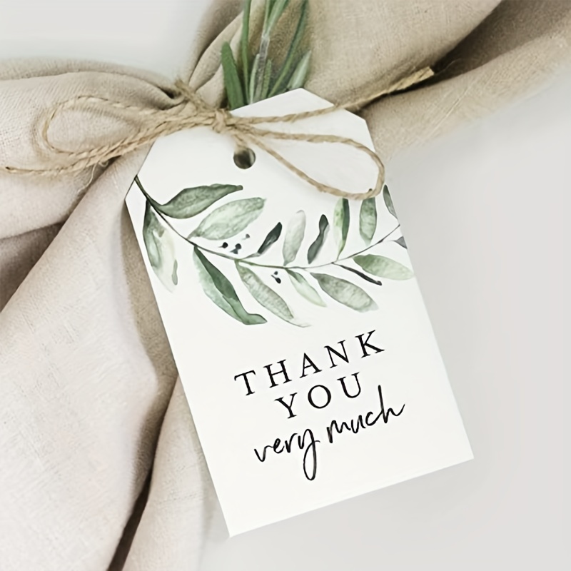 Flowers Thank You Cards 3x2 Gift Packaging Tags Labels With - Temu