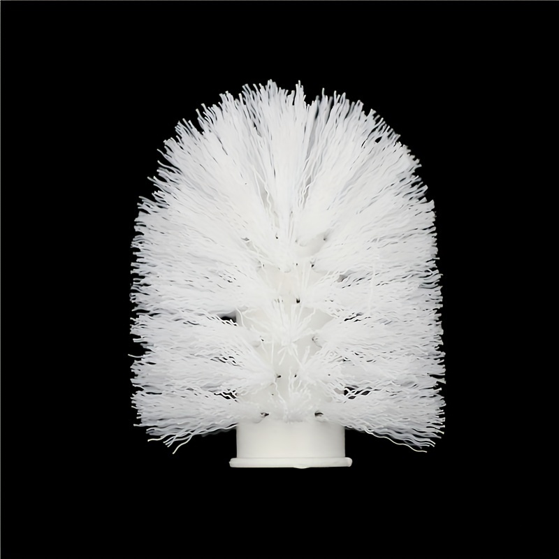 

1pc White Toilet Brush Head Holder Replacement Bathroom Wc Cleaning Brush Head Household Cleaning Supplies, Cleaning Tool, Apartment Essentials, College Dorm Essentials